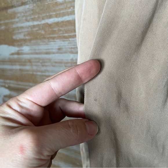 Reformation Mason Pants High Rise Career Streetwear Casual Khaki Womens 16 - Picture 2 of 8